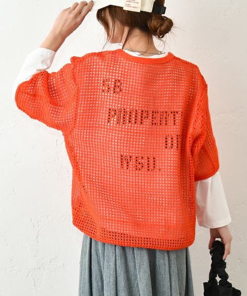 IN THE MARKET｜メッシュカットプルオーバー [[IN-073-1]][C]