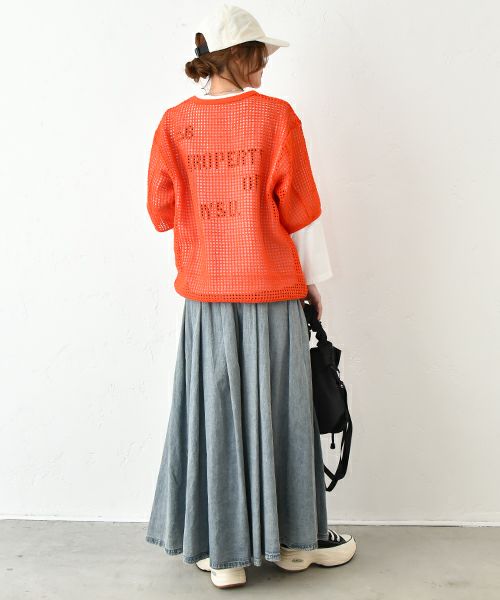 IN THE MARKET｜メッシュカットプルオーバー [[IN-073-1]][C]