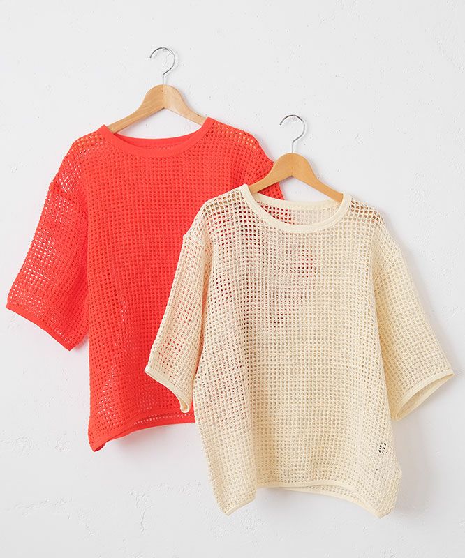  IN THE MARKET｜メッシュカットプルオーバー [[IN-073-1]][C]