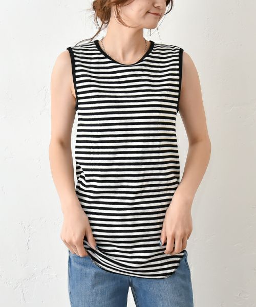 IN THE MARKET｜ワッフルタンクトップ [[C-2378]][C]