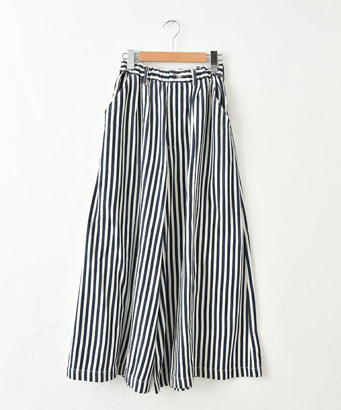 ANTGAUGE｜ヒッコリー柄ワイドパンツ [[C1961]][C]