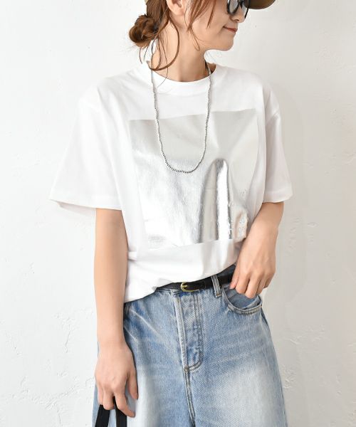 Like a moth.｜箔 box Tee [[352009]][C]