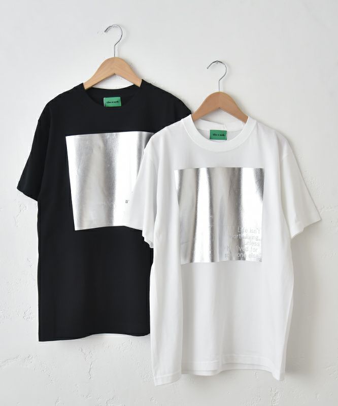 Like a moth.｜箔 box Tee [[352009]][C]