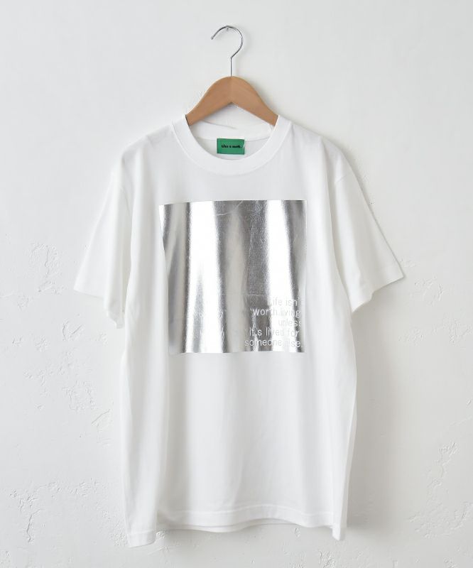 Like a moth.｜箔 box Tee [[352009]][C]