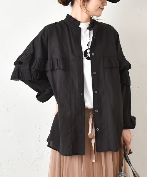 HUMS｜フリルブラウス [[HUM-031]][C]