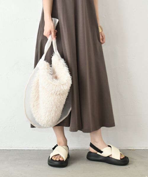 Ampersand｜メッシュ＆ファーワンショルダーバッグ[[ER25-M03]][C]