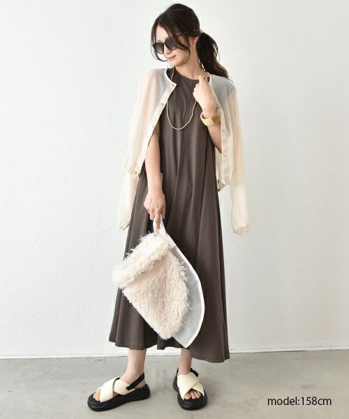 Ampersand｜メッシュ＆ファーワンショルダーバッグ[[ER25-M03]][C]