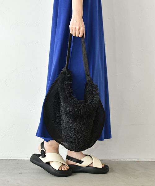 Ampersand｜メッシュ＆ファーワンショルダーバッグ[[ER25-M03]][C]