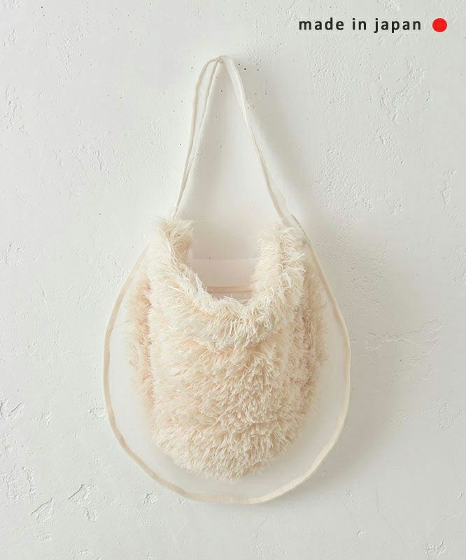 Ampersand｜メッシュ＆ファーワンショルダーバッグ[[ER25-M03]][C]