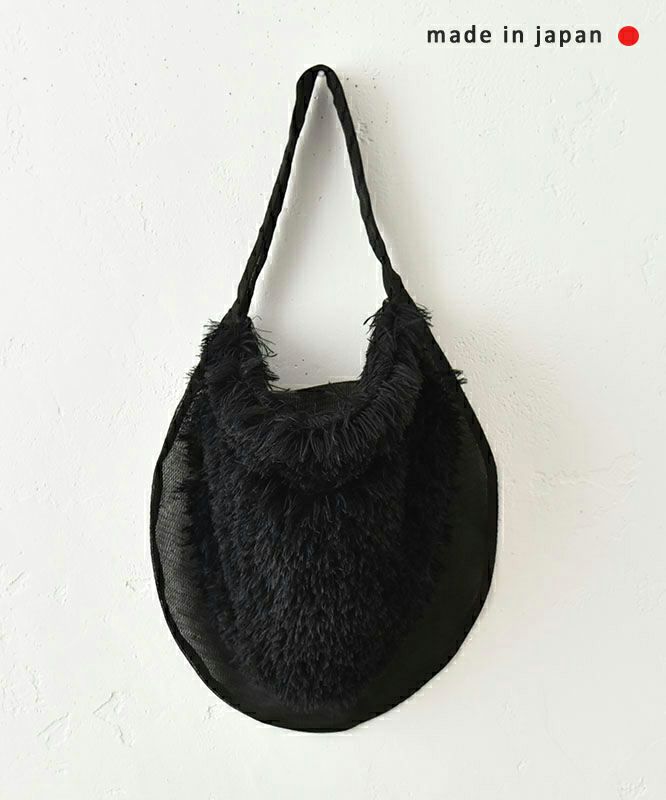 Ampersand｜メッシュ＆ファーワンショルダーバッグ[[ER25-M03]][C]