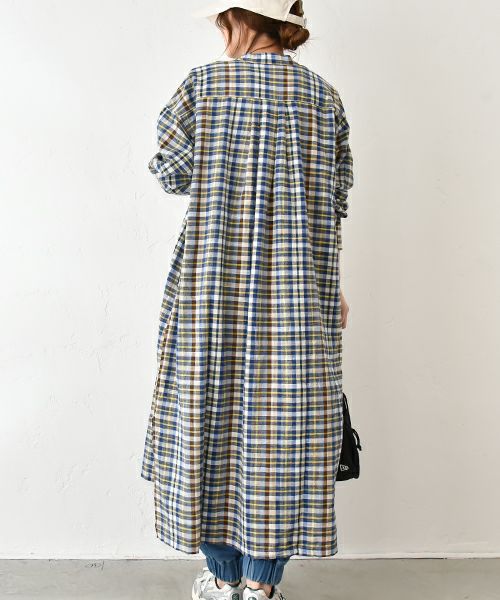  IN THE MARKET｜チェック柄前あきワンピース [[IN-091]][C]