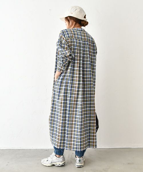  IN THE MARKET｜チェック柄前あきワンピース [[IN-091]][C]