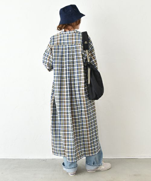  IN THE MARKET｜チェック柄前あきワンピース [[IN-091]][C]