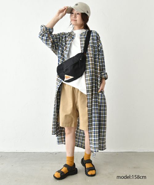  IN THE MARKET｜チェック柄前あきワンピース [[IN-091]][C]