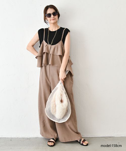 HUMS｜ノースリーブストレッチカットソー [[C-5027]][C]