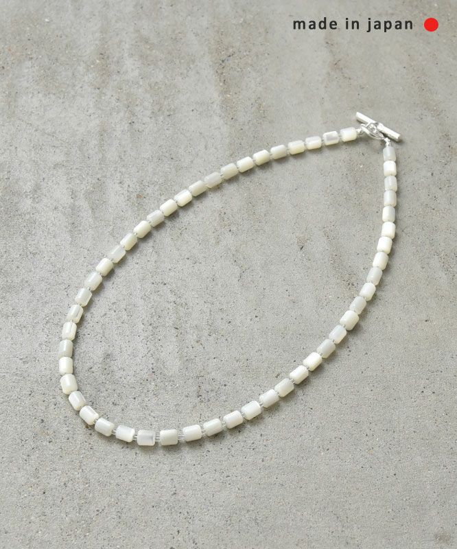 ROSETTA PRAYER｜PEARL SHELL TOGGLE NECKLACE [[PEARL SHELL TOGGLE NECKLACE]][C]