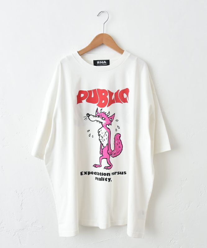  RNA｜プリントオーバーTシャツ [[M2468]][C]