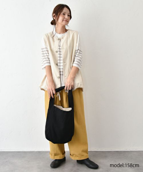 hagumu｜7分袖コットンニット [[MT-0457]][C]