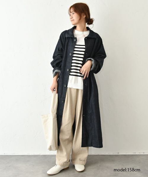 hagumu｜7分袖コットンニット [[MT-0457]][C]