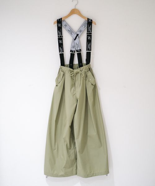 33℃｜ロゴストラップサスペンダーワイドパンツ [[gz5041901]][F