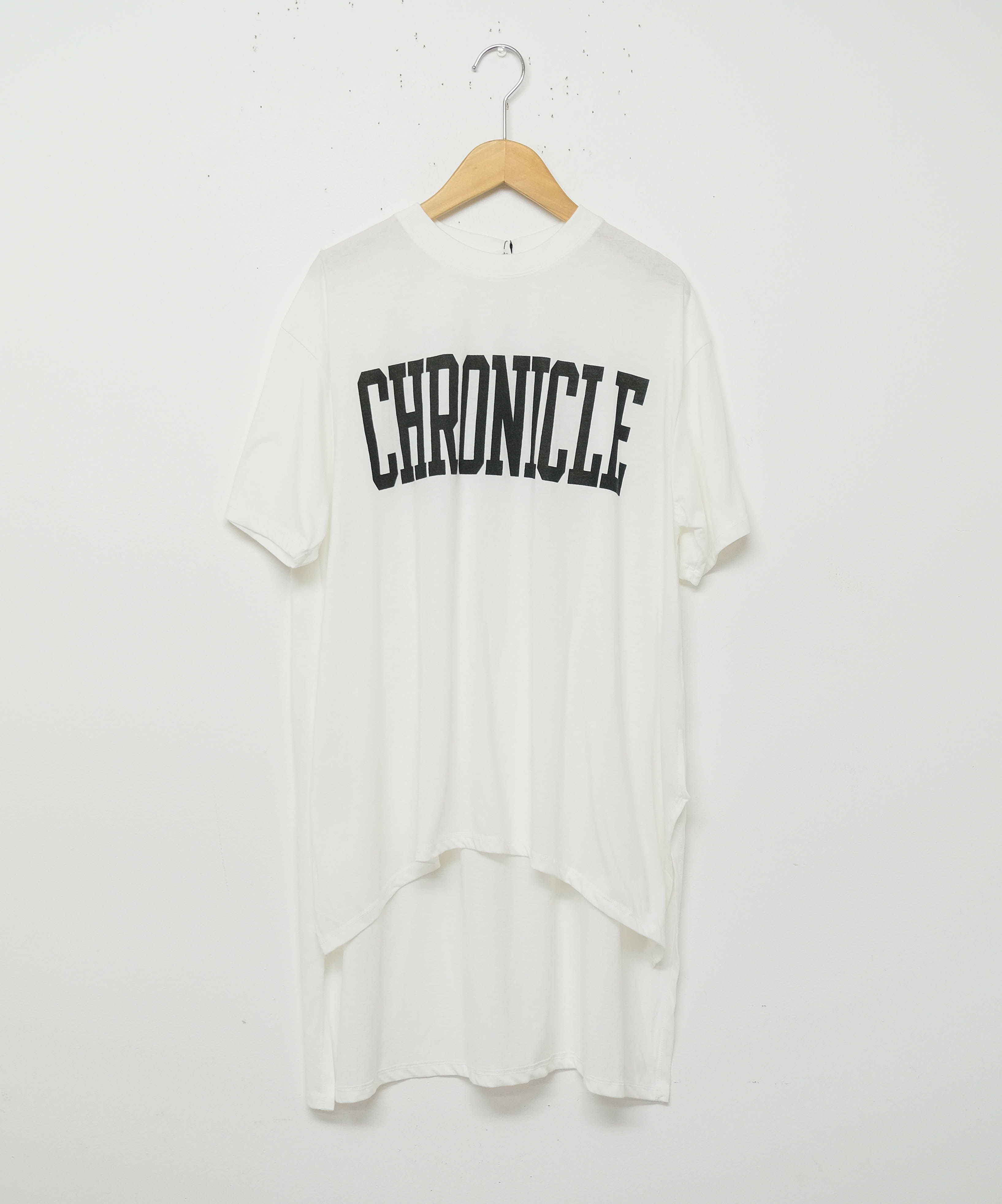 day standard｜"CHRONICLE" バックロングアシメTシャツ [[W3025212]][D]