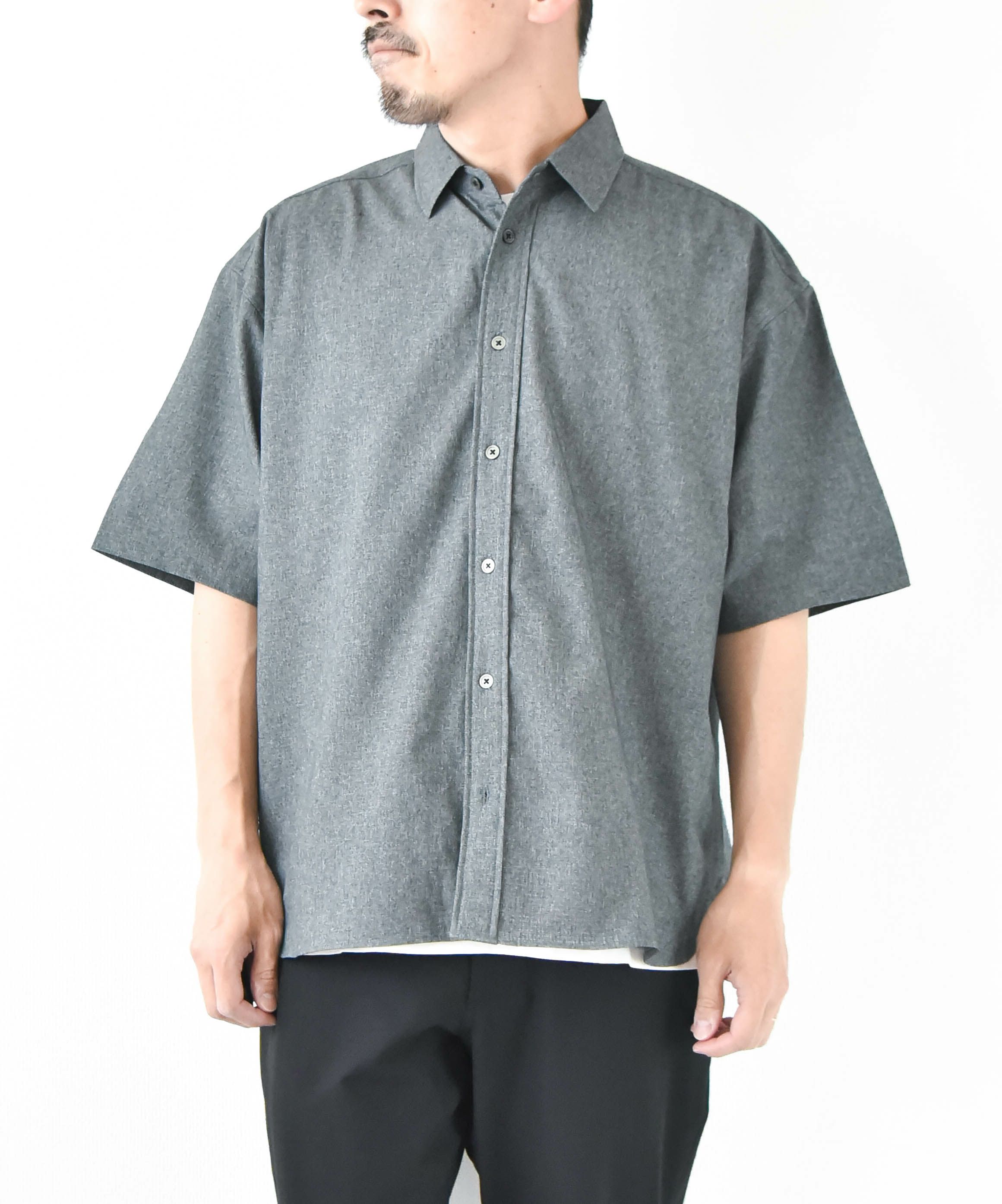 Audience｜Prime Flex((プライムフレックス)×Dot Air(ドットエア)2WAYストレッチレギュラーカラーハーフスリーブシャツ [[AUD6600]][D]