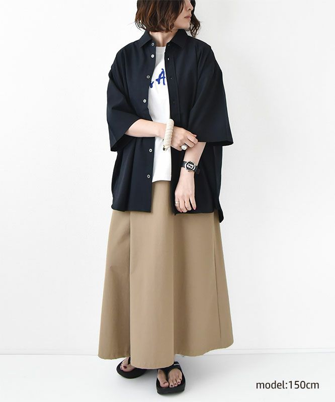 Audience｜Prime Flex((プライムフレックス)×Dot Air(ドットエア)2WAYストレッチレギュラーカラーハーフスリーブシャツ [[AUD6600]][D]