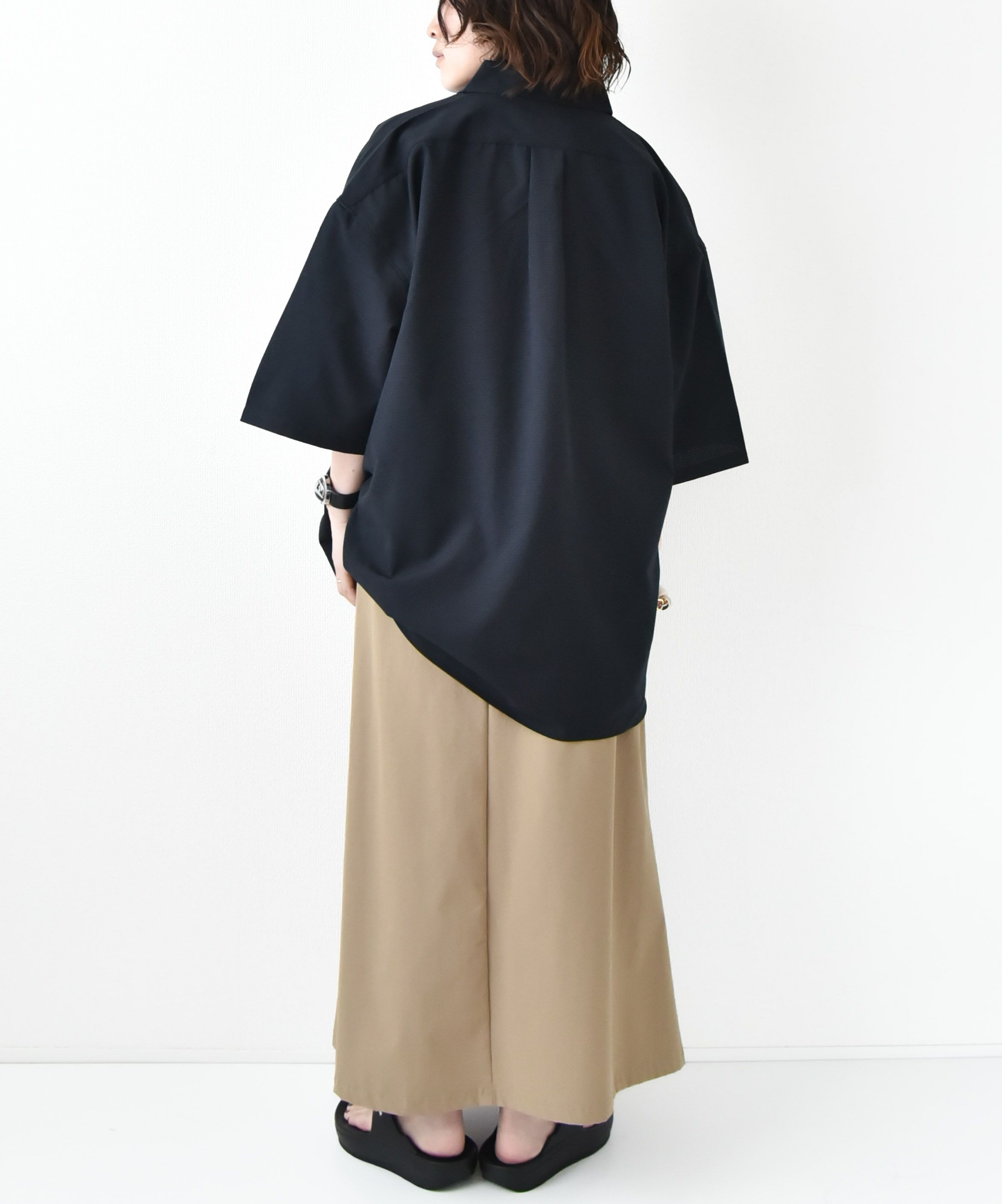 Audience｜Prime Flex((プライムフレックス)×Dot Air(ドットエア)2WAYストレッチレギュラーカラーハーフスリーブシャツ [[AUD6600]][D]