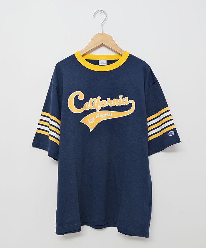 Champion｜プリントロゴリンガーTシャツ [[C3-B331]][C]