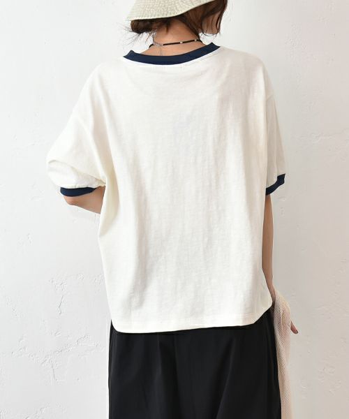 Champion｜プリントロゴリンガーTシャツ [[CW-B316]][C]