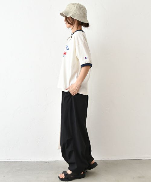 Champion｜プリントロゴリンガーTシャツ [[CW-B316]][C]