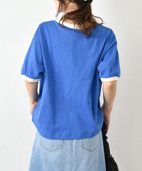 Champion｜プリントロゴリンガーTシャツ [[CW-B316]][C]