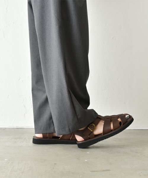 Organic Handloom｜レザーグルカサンダル [[OH002208]][C]