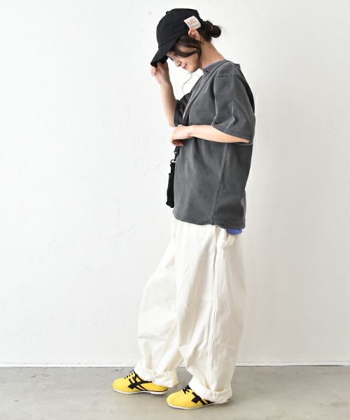 Gives a sense of fullment｜天竺刺繍Tee [[652003]][C]