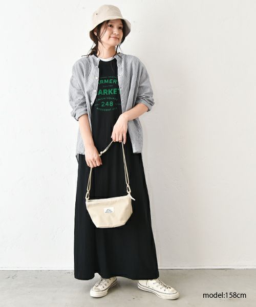 her.｜フロッキープリントノースリーブワンピース [[3252C-906]][C]