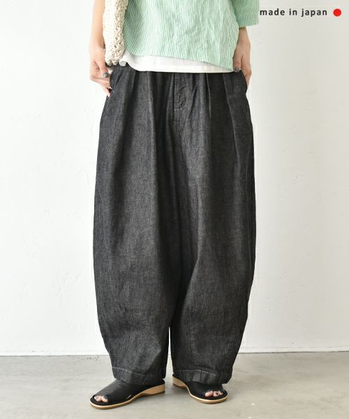 HARVESTY｜サーカスパンツ [[A12410-BLK(O/W)]][C] | ma28