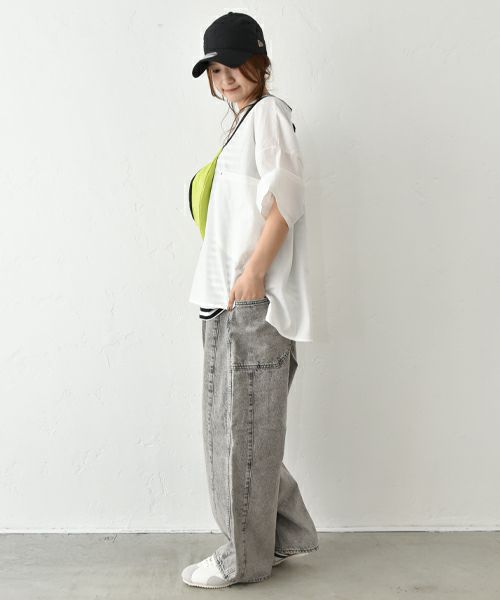 IN THE MARKET｜後ろワッペン付ポケットプルオーバー [[C-2381]][C]
