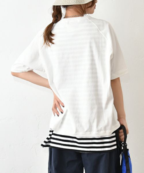 and quarter｜ラグランプリントTee [[MA-04182]][C]
