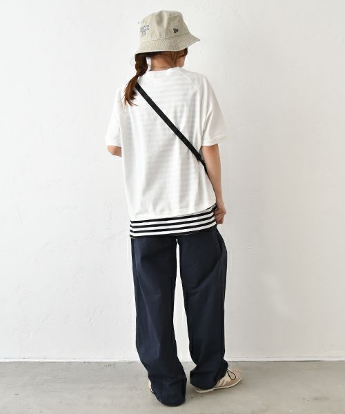 and quarter｜ラグランプリントTee [[MA-04182]][C]