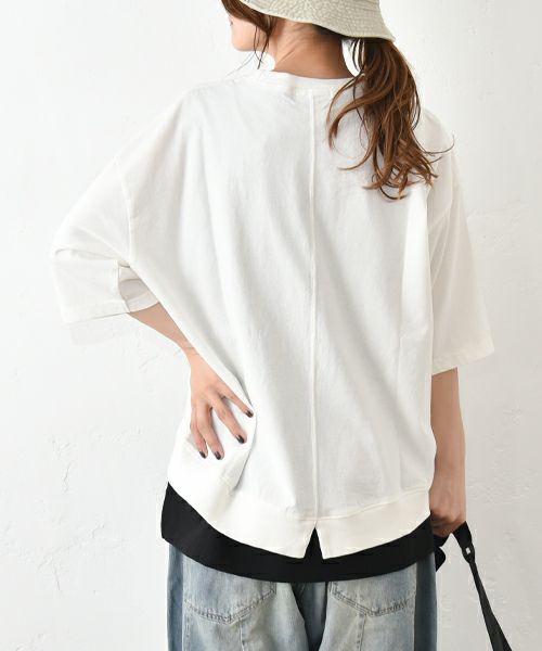 and quarter｜バックスリットTee [[MA-300194]][C]