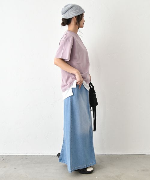 and quarter｜バックプリントポケットTシャツ [[MA-491017]][C]