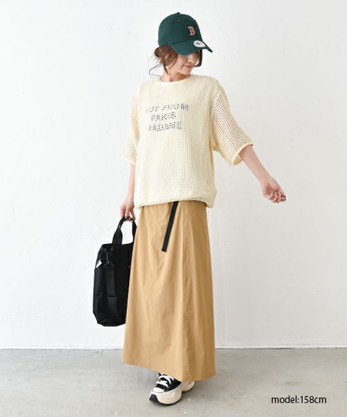 IN THE MARKET｜ベルト付きスカート [[IN-094]][C]