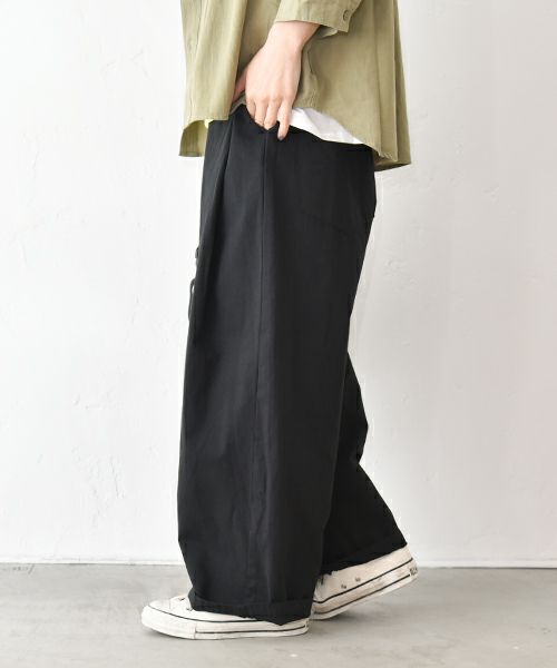Our.｜タックワイドパンツ [[Our-015]][C] | ma28 ONLINE STORE 