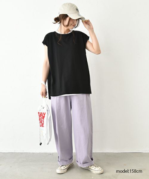 今期新品⭐︎ Our.｜タックワイドパンツ hughug