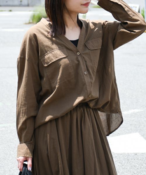 リネンサファリジャケット - バーガンディ | ZARA Japan / 日本