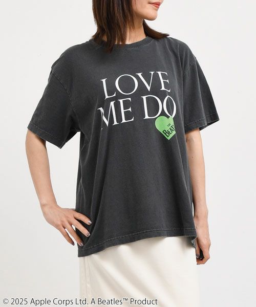 【日本未流通】The Beatles love me do Tシャツ M 水色 LE CERCLE par ropé(ル セルクル パー ロペ) / 【THE BEATLES/ザ
