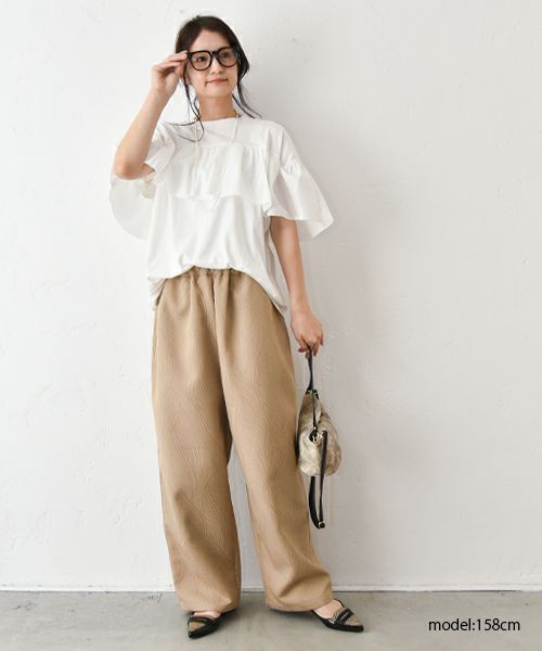 HUMS｜布帛切り替えカットソー [[63161021]][C]