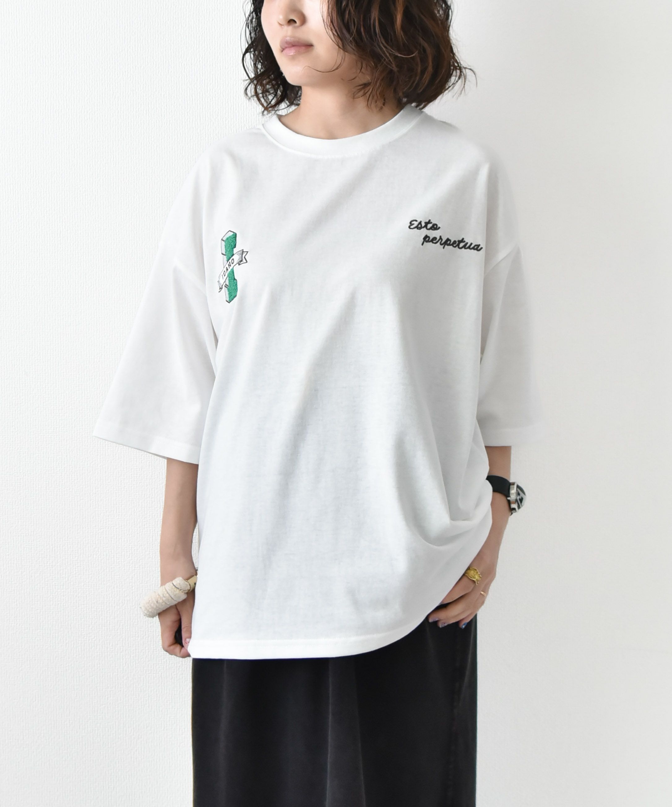 day standard｜ワッペン/刺繍Tee [[111978]][D]