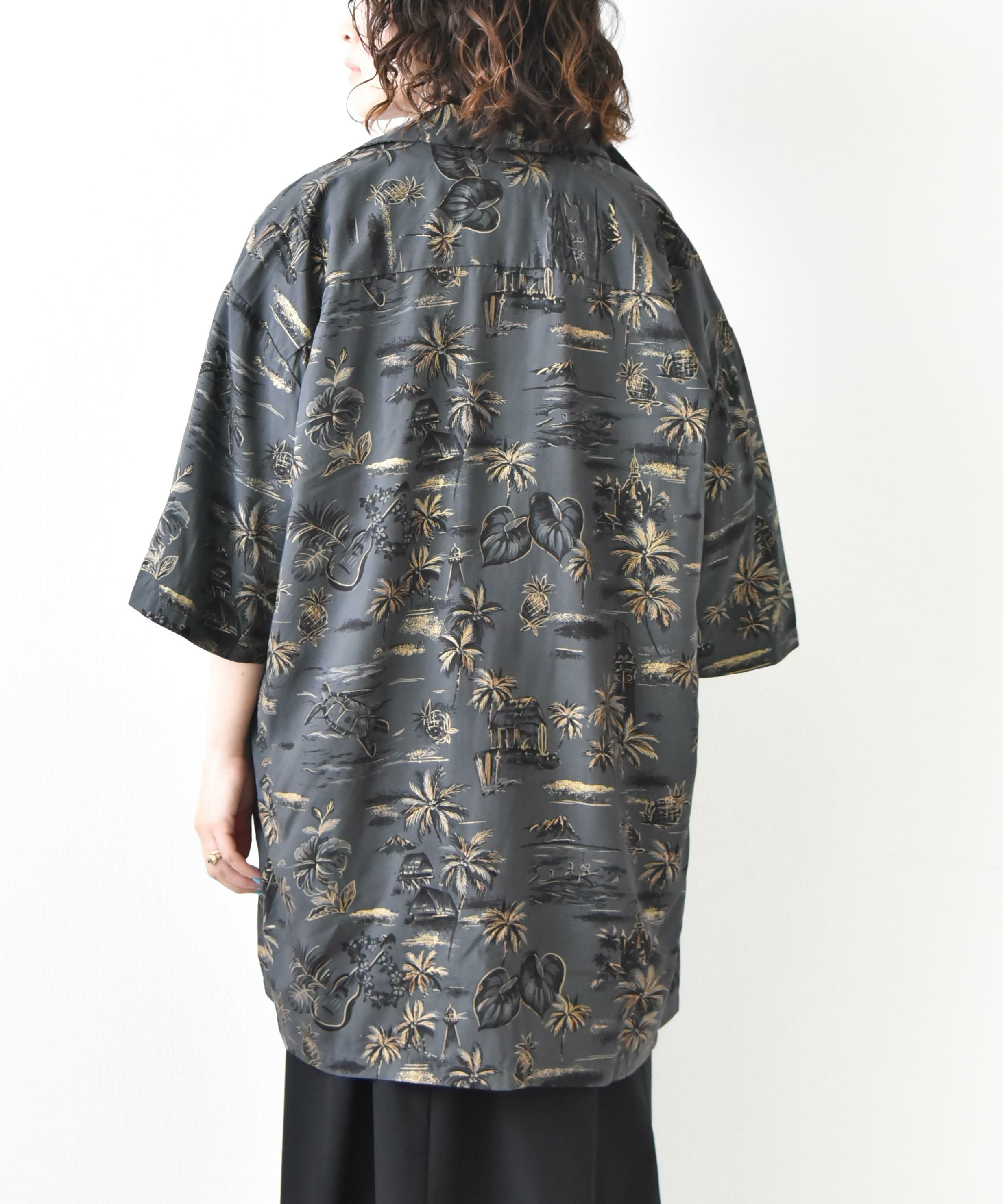 TWOPALMS｜ハワイアンシャツ S/S(GOLDEN VINTAGE) [[501R-2-5S]][D]