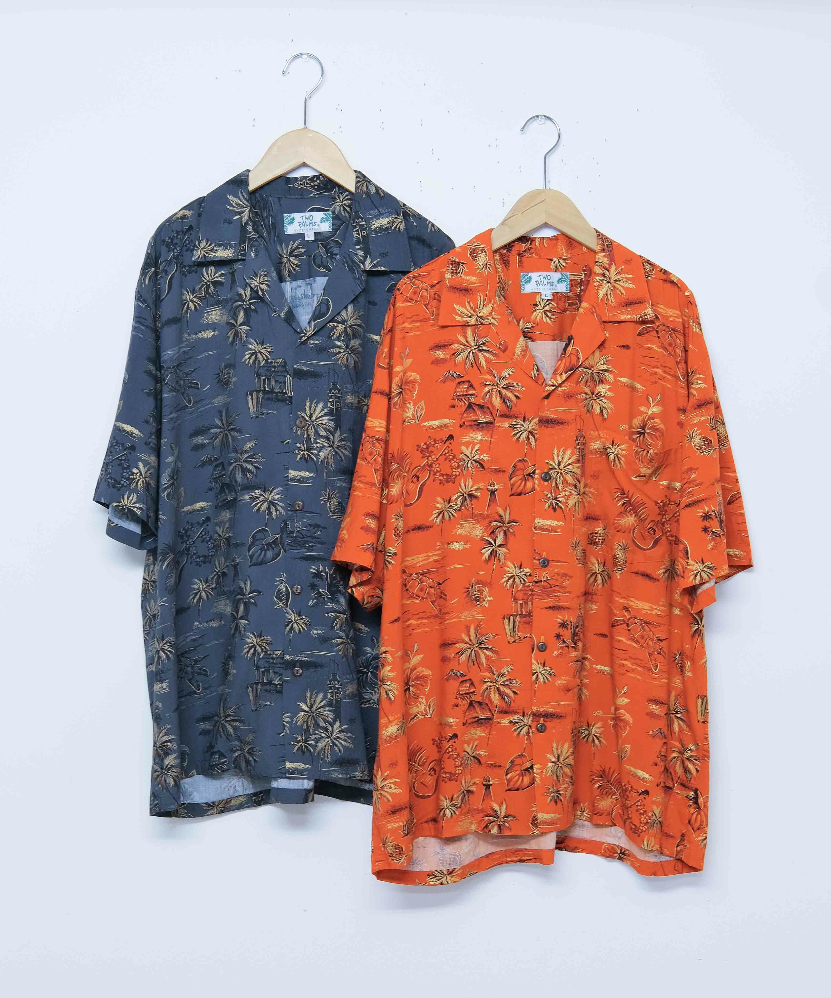 TWOPALMS｜ハワイアンシャツ S/S(GOLDEN VINTAGE) [[501R-2-5S]][D]